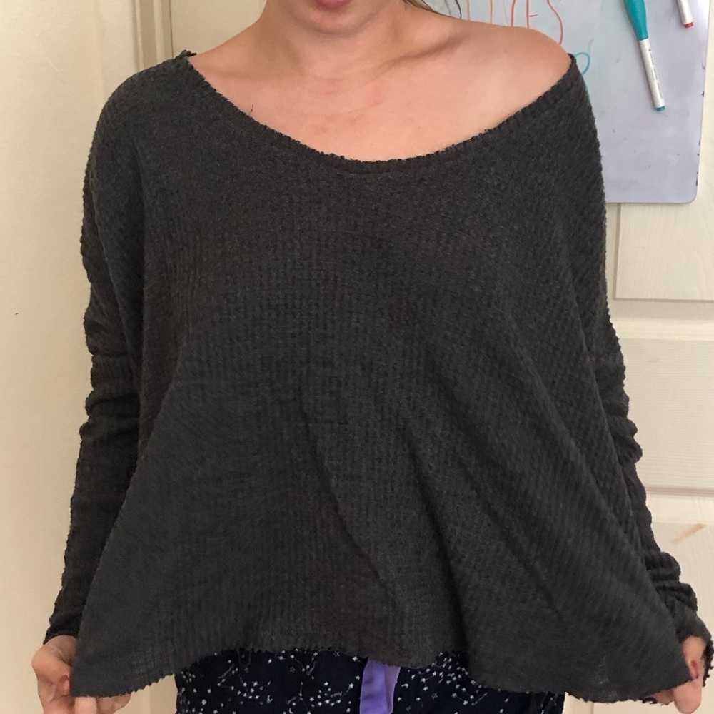 simple grey BDG sweater